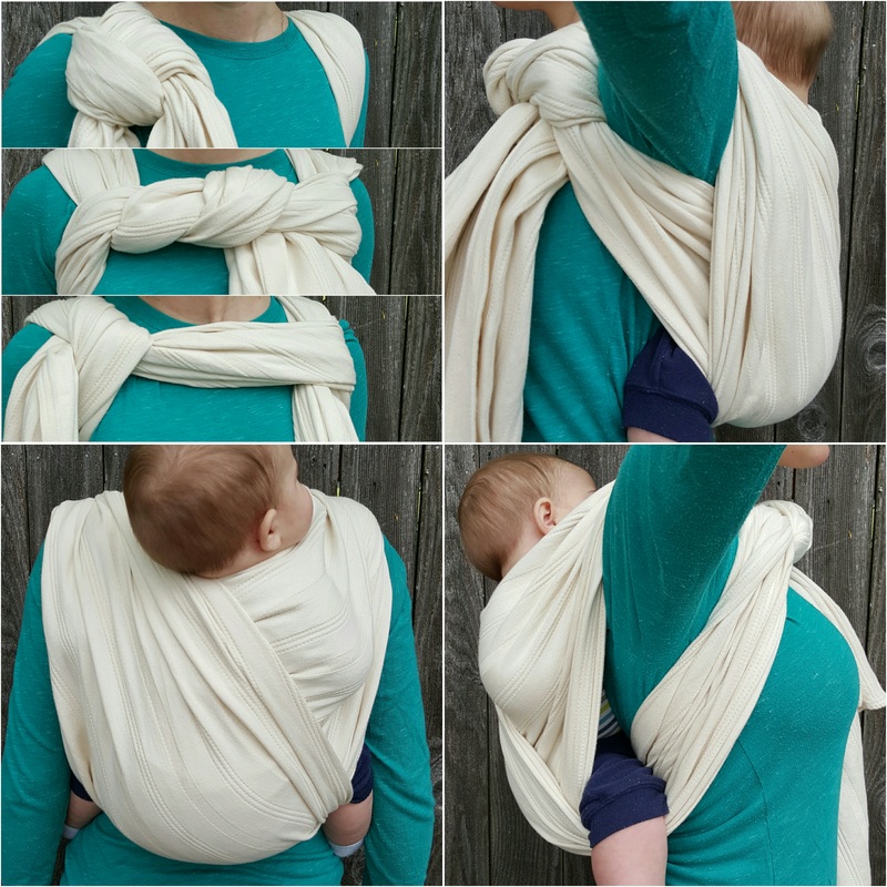 woven wrap back carry